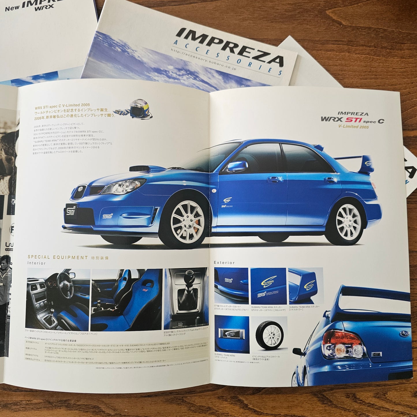 Subaru Hawkeye STI Owners Pack! Ultimate collection of brochures/dealer sheets