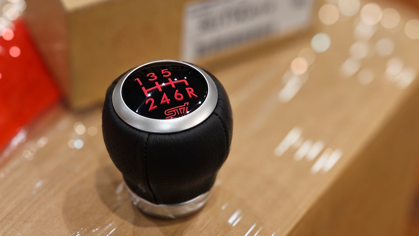 STI Shift Knob 6MT SG117AJ016 - Brand New - Rare Pink Numbering
