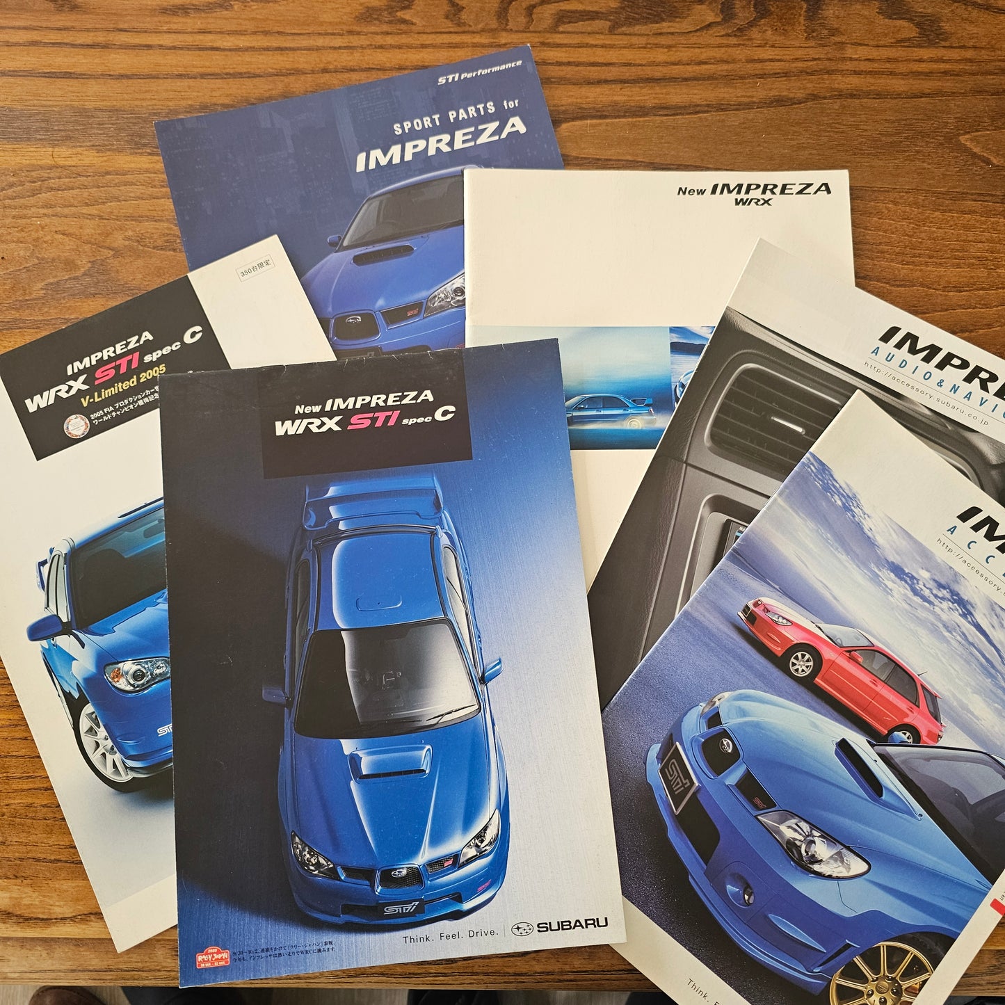 Subaru Hawkeye STI Owners Pack! Ultimate collection of brochures/dealer sheets