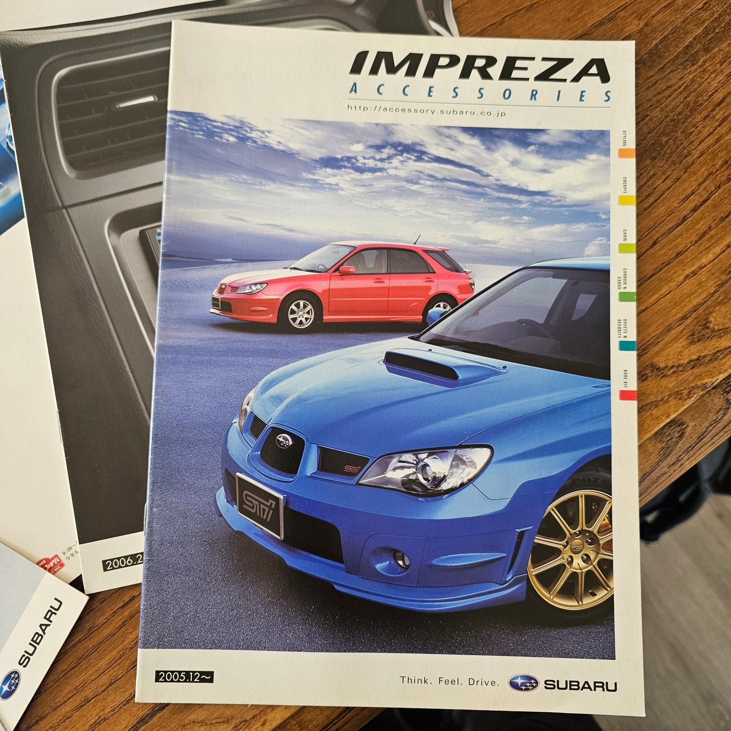 Subaru Hawkeye STI Owners Pack! Ultimate collection of brochures/dealer sheets