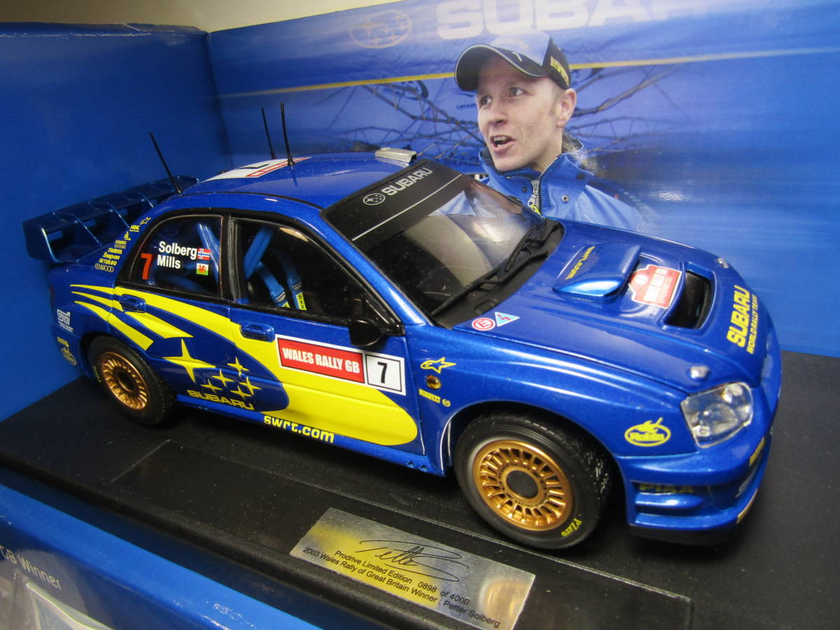 1/18 SWRT Prodrive WRC Car - 2003 Wales Rally GB