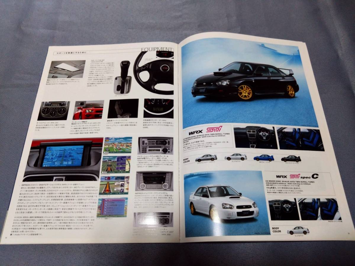 2003 JDM Subaru Impreza Complete Sales Brochure incl. Price List