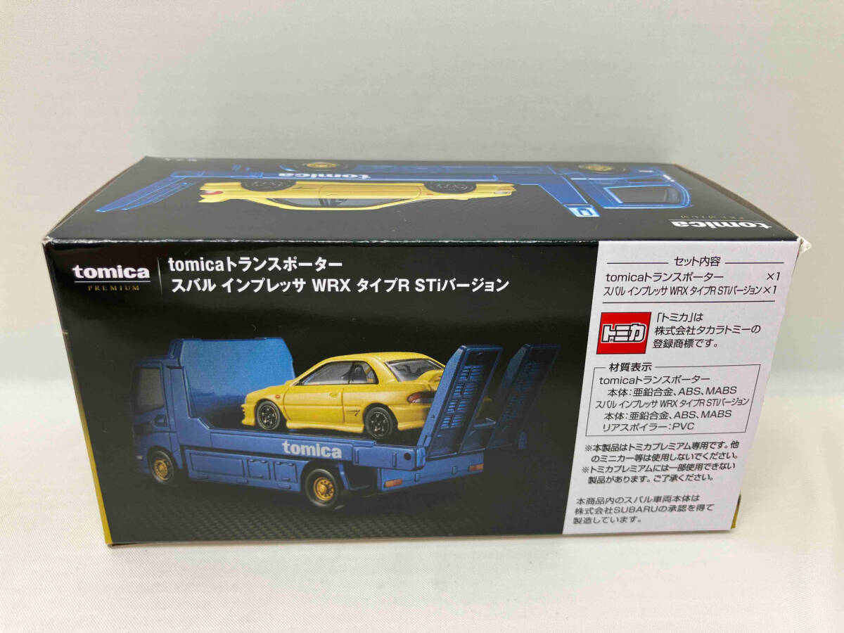 1/64 Tomica/Tomy Subaru WRX STI + Transporter
